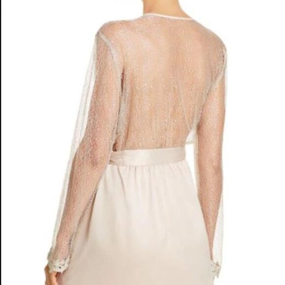 FLORA NIKROOZ ! SHOWSTOPPER WRAP ROBE ( S ) - Picture 4 of 10